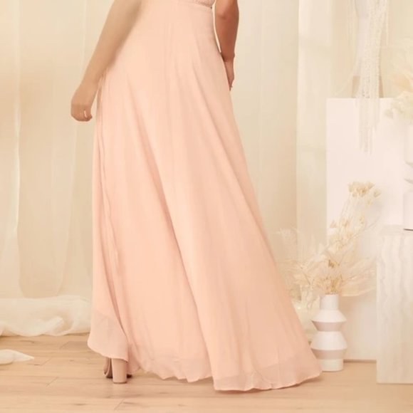 High-Low Maxi Wrap Dress - Picture 6 of 10